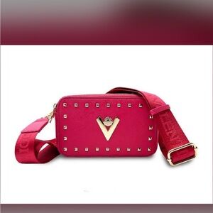 Valentino Orlandi Hot Pink Crossbody Camera Bag *NWT*
